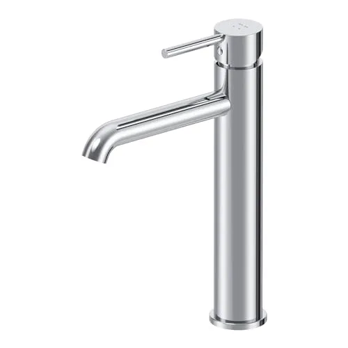 AM.PM Spike Waschbeckenarmatur - Touch-On-Wasserhahn für Badezimmer, edles Design mit Einhebelmischer und langlebigem verchromtem Messing für optimale Temperaturkontrolle und Spritzwasserschutz.