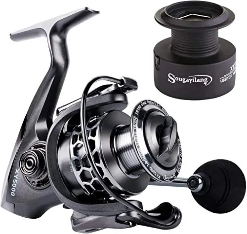 Produktbild Sougayilang XY3000 Angelrolle, 13 + 1 BB, leicht, ultraglatt, Aluminium, mit kostenloser Ersatzspule
