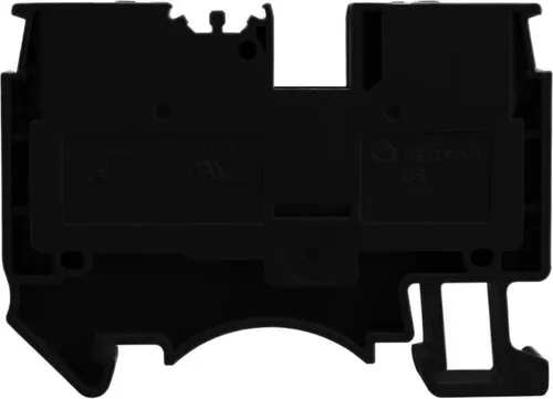 Reihenklemme 6mm2 Durchgangsklemme Schwarz UL 7594