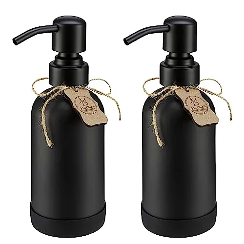 Seifen- & Lotionsspender Schwarz von Altglas