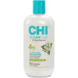 CHI Cleancare Claryfying Shampoo 355 ml - Gründliches Shampoo für alle Haartypen, entfernt Ablagerungen und spendet Feuchtigkeit mit Aloe Vera. Ideal für frisches, vitales Haar.