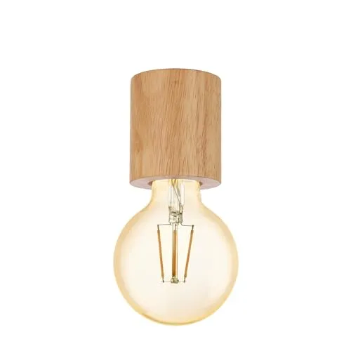 EGLO Deckenleuchte Turialdo in Braun E27 in braun von EGLO