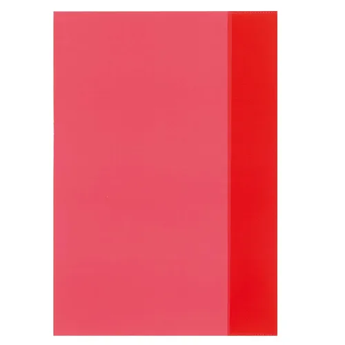 Herlitz Heftschoner DIN A4 PP transparent rot