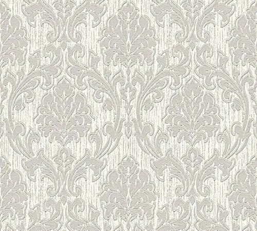 Esprit Vliestapete Eccentric Luxury Tapete mit Ornamenten barock 10,05 m x 0,53 m beige grau metallic Made in Germany 357024 35702-4