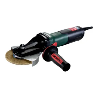Metabo WEVF 10-125 Quick Inox Flachkopf-Winkelschleifer - Schleifmaschine mit flachem Kopf für präzises Arbeiten an engen Stellen, ideal für Metallbearbeitung und Edelstahl.