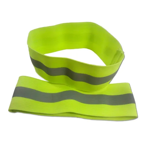 Armbinde 36-48cm Armband reflektierend Reflexband Warnbinde Sicherheitsband 2 x