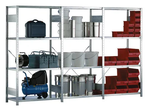 Format Fachboden 1000 x 600 mm für Clip-Set - Lagerregal Fachboden, ideal für META CLIP Steckregale, mit einer Höhe von 40 mm für optimale Stauraumgestaltung.