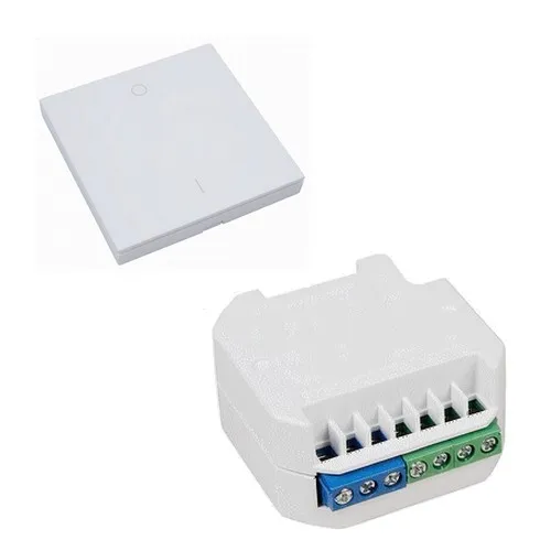 Funk-Set ET-638 Funk-Jalousieschalter ETE-500 + Wandsender EWS-11 DIW-COMFORT - Praktisches Funk-Set für kabelloses Ein- und Ausschalten von Lampen und Geräten. Ideal für den Innenbereich, sorgt für Komfort und Flexibilität in Ihrem Zuhause.
