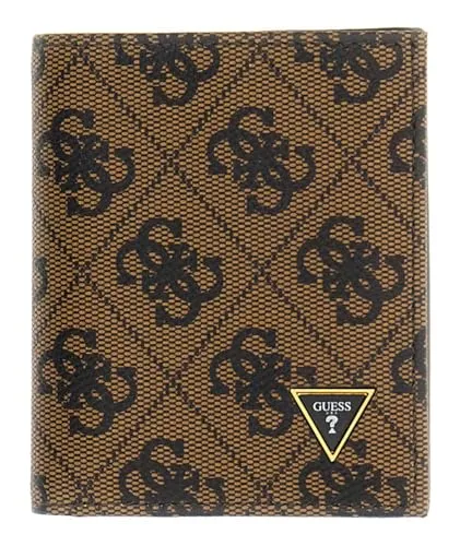GUESS Leder Geldbörse Milano Bifold Wallet Coffee braun
