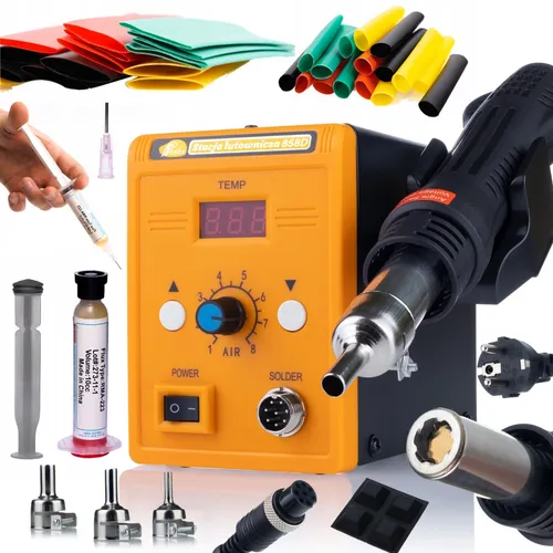 Rosfix 858D Heißluftlötstation mit Zubehör