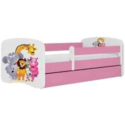 Raumhirsch Kinderbett ZOO, Rosa, 70x140 cm in pink von Raumhirsch Furniture