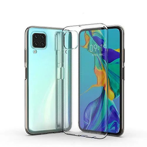 CoverKingz Handyhülle Huawei P40 Lite Handyhülle Silikon Cover Schutzhülle Handy Case klar