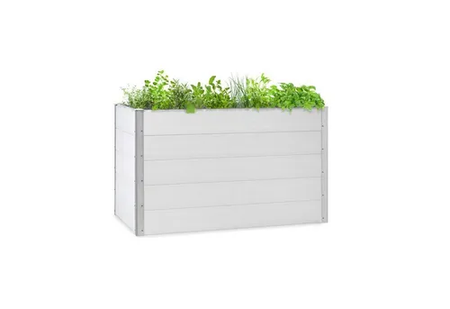 blumfeldt Nova Grow Gartenbeet 150 x 91 x 100 cm - Garten-Zubehör für den eigenen Anbau: Hochbeet aus wetterbeständigem WPC mit UV-, Rost- und Frostschutz für eine langlebige Nutzung im Freien.