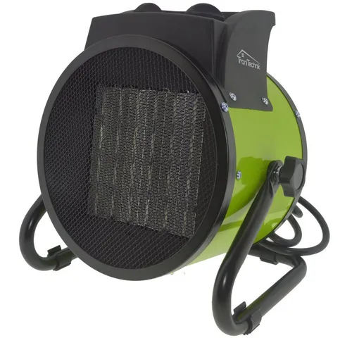 TroniTechnik® KH-503 Keramikheizer Heizlüfter 3.000 Watt - Elektroheizungen mit PTC Keramik-Heizelement, ideal für Allergiker, sicher und effizient mit zwei Leistungsstufen und praktischem Tragegriff.