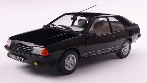 Solido 421186456 - 1:18 Renault Fuego Turbo schwarz 1980 - Modellauto im Maßstab 1:18, detailgetreu aus Metall und Kunststoff gefertigt, ideal für Sammler und Liebhaber klassischer Fahrzeuge.