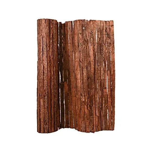 UNUS Sichtschutz aus Baumrinde 90x300cm – Rindenmatte für Garten, Balkon & Terrasse