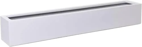 VIVANNO Blumenkasten FLOBO weiß 15x100x17 cm von VIVANNO