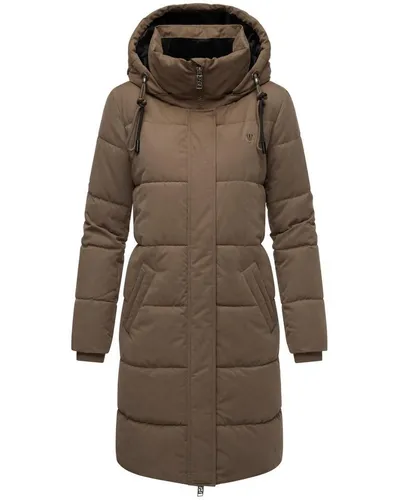 Navahoo Wintermantel Wintertanz 14 modischer Damen Steppmantel mit hohem Kragen