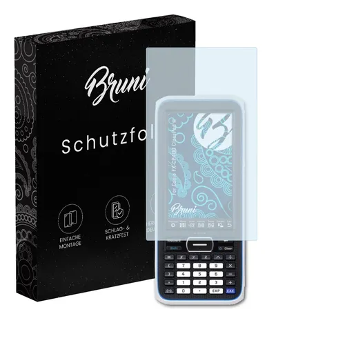 Bruni 2x Folie für Casio FX-CP400 ClassPad II Schutzfolie Displayschutzfolie