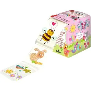 Moses Temporäre-Tattoos 16171, farbig, Krabbelkäfer, 1 Rolle, 24 Tattoos