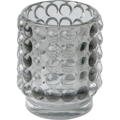 IHR Teelichthalter Kerzenständer 2 Größen Glas Windlicht 4 Farben