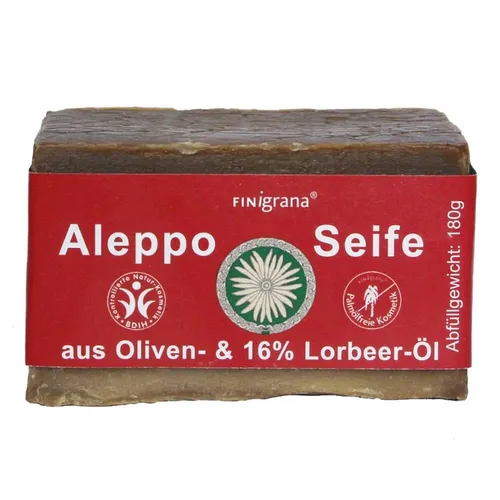 Alepposeife - 16% Lorbeeröl 180g | FINIGRANA