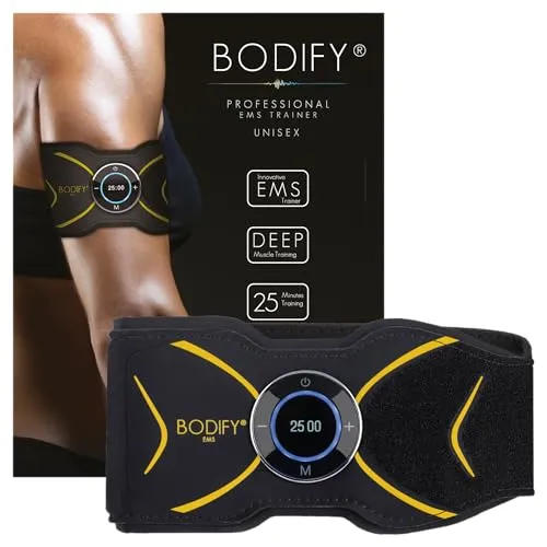 Bodify® 2in1 EMS Arm & Bein Trainer Max – Effektives Muskeltraining für Arme und Beine - Erlebe mit dem Bodify 2in1 EMS Trainer Max ein neues Trainingsgefühl! Kompakt, leistungsstark und ideal für Zuhause – für effektiven Muskelaufbau und gezielte Stimulation.