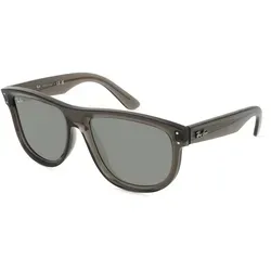 Ray-Ban RBR0501S BOYFRIEND REVERSE Damen-Sonnenbrille - Sportbrillen mit grauem Acetat-Gestell und stylischem eckigen Design für einen modernen Look und optimalen UV-Schutz.
