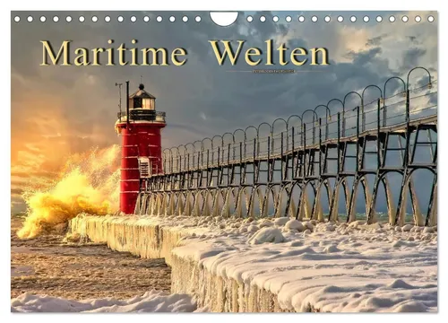 Maritime Welten (Wandkalender 2026 DIN A4 quer), CALVENDO Monatskalender