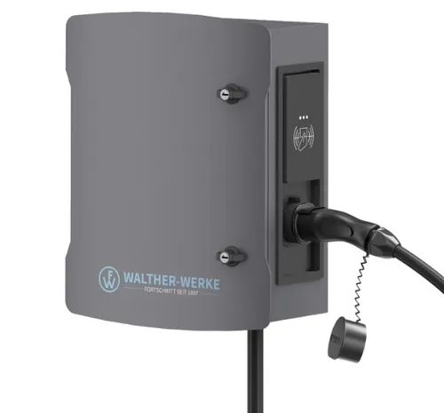 WALTHER 98600300 smartEVO 11 Wallbox mit 7,5m Ladekabel Typ 2