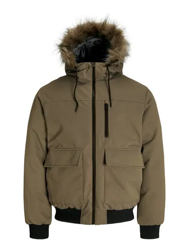Jack & Jones Bomberjacke JJCHARLIE DETACHABLE FAUX FUR BOMBER