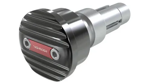 HIGHSIDER WAVE Lenkergewichte, rot - Fahrradlenker mit stylischen roten Lenkergewichten, die Vibrationen reduzieren und für mehr Fahrkomfort sorgen. Universal passend für Lenker mit Innendurchmesser 12 bis 22 mm.