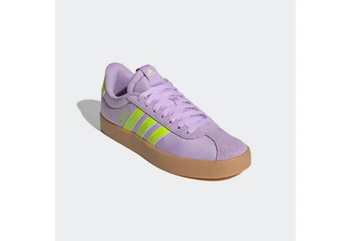 adidas Damen VL Court 3.0 Shoes - Trendige Sneaker in Powder Plum - Damen-Sneaker mit regulärer Passform, kombiniert Textil und Leder für optimalen Tragekomfort und stylisches Design.