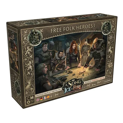 A Song of Ice & Fire - Free Folk Heroes 1 (DE-Erweiterung) - Gesellschaftsspiel für 2 Spieler ab 14 Jahren, kämpfe mit Helden des Freien Volkes für Freiheit und Ehre in einem spannenden Strategieduell!