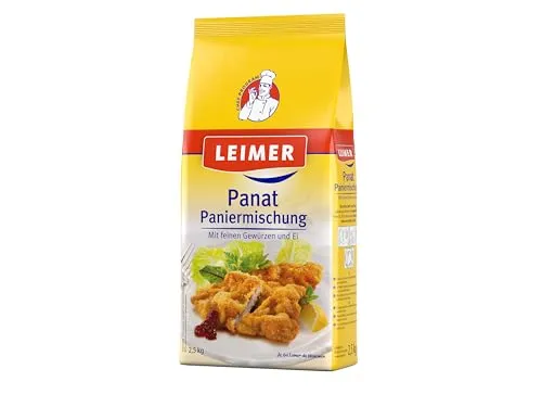 Leimer Panat Paniermischung 2500g - Fertiggericht mit feinen Gewürzen, ideal für knusprige Panaden und schnelle Zubereitung von leckeren Gerichten.