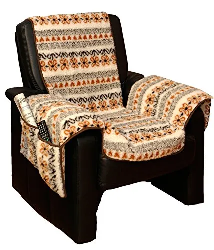 Arsvita Sesselschoner Lammflor - Stilvoller Sesselbezug für jeden Raum - Sesselüberwurf in Lammflor Optik, schützt vor Abnutzung und sorgt für ein angenehmes Sitzgefühl. Perfekte Passform und leicht zu reinigen - ideal für gemütliche Stunden!