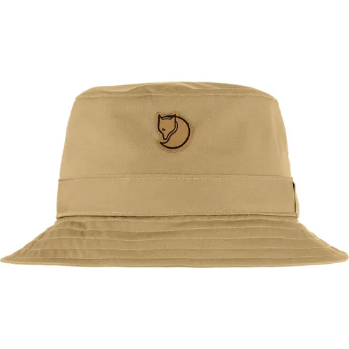 Fjällräven Kiruna Hat Dune Beige (L) - Hüte – Strapazierfähiger Sonnenhut aus wasserabweisendem G-1000 Material, ideal für Outdoor-Aktivitäten und leicht verstaubar.