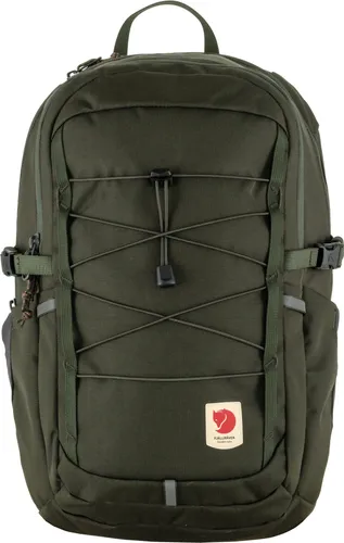 Fjällräven Skule 20 deep forest (662) ONESIZE - Vielseitiger 20-Liter Kinderrucksack aus strapazierfähigem, wasserabweisendem Material, ideal für Schule und Ausflüge. Mit gepolstertem Laptopfach, Trinksystemkompatibilität und bequemen Schultergurten.