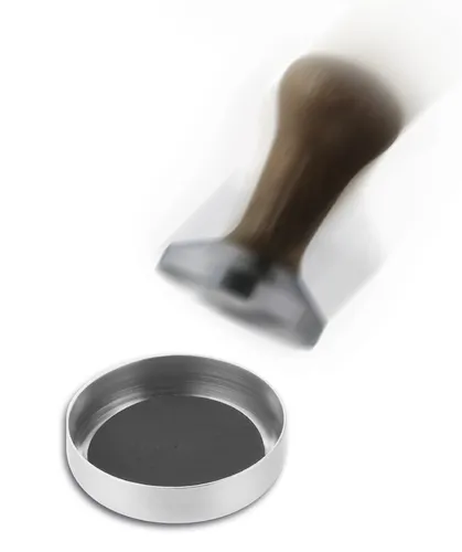 Motta Tamper Halter, Tamperhalter aus Edelstahl rund - Barista Zubehör