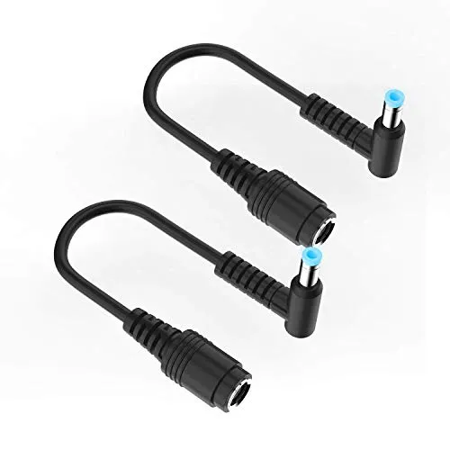 NEUE DAWN Stecker DC Dongle Konverter 7,4 x 5,0mm auf 4,5 x 3,0mm Adapter Netzteil DC Stecker für Hp Stream Pavilion Envy EliteBook Split Chromebook Precision 250 G3 Netzteiladapter Power Stecker