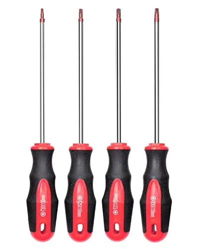 4-teiliges Torx-Schraubendreher-Set mit magnetischer Spitze