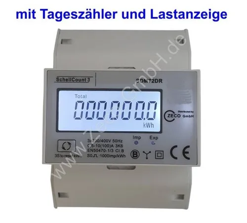 100A 3x230/400V Wechselstromzähler