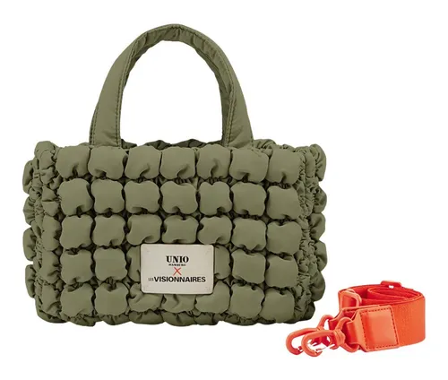 LES VISIONNAIRES Unio Cortina S Handtasche 34 cm in Grün - Elegante Handtasche mit stilvollem Design, ideal für den Alltag. Die Unio Cortina S bietet ausreichend Platz für Ihre Essentials und überzeugt durch hochwertige Verarbeitung.