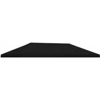 vidaXL Pavillon-Blendenbezug 6 x 3 m Schwarz