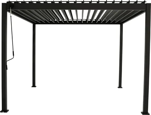Mirador Bar Pergola mit Lamellenüberdachung 3 x 2,5 m, anthrazit