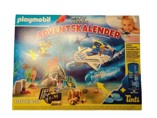 Playmobil 70776 Adventskalender Badespaß Polizei-Taucheinsatz