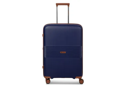 Farmhood Hartschalen-Trolley Eco Edition 02 - Nachhaltiger Reisebegleiter - Koffer aus 25% Strohfaser und Polypropylen, leicht und bruchsicher. Mit Dehnfalte für zusätzlichen Stauraum und TSA-Schloss für Sicherheit. Ideal für umweltbewusste Reisende.