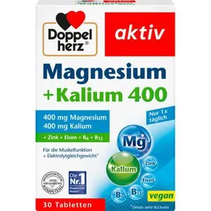Doppelherz Magnesium + Kalium 400 – Für gesunde Muskelfunktion