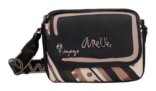 Anekke Umhängetasche Oval Flap-Crossbody Bag - Stylische Umhängetasche mit mehreren Fächern für optimale Ordnung, verstellbarem Schulterriemen und einzigartigem Design in harmonischen Farben.