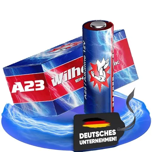 A23 12V Wilhelm Alkaline Batterien MN21 V23GA 23A L1028 12 Volt 55 mAh 1 x